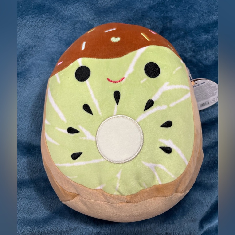 Squishmallow Kachina chocolate covered Kiwi Plush Toy